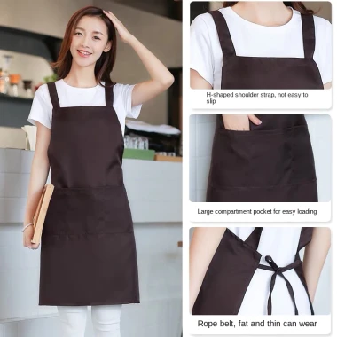 Tạp Dề Nhà Bếp Nam Nữ Overa Giá Rẻ - Tạp Dề Đeo Vai 2 Túi Chất Liệu Tốt 8 Tạp Dề Nhà Bếp Nam Nữ Overa Giá Rẻ - Tạp Dề Đeo Vai 2 Túi Chất Liệu Tốt 8