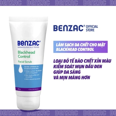 Tẩy Tế Bào Chết Mụn Đầu Đen Benzac Blackhead Control Scrub 60g Giá Rẻ 199k 2