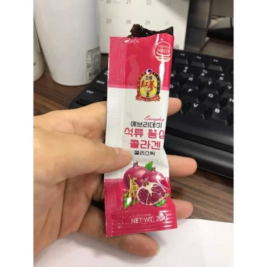 Thạch lựu hồng sâm collagen Vitamin C, chất xơ, Natri, Vitamin B2, khoáng chất - 550k 3