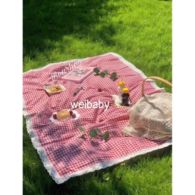 Thảm dã ngoại, đi biển, picnic ngoài trời dày dặn vibe Hàn Quốc kích thước 100*150cm 4 Thảm dã ngoại, đi biển, picnic ngoài trời dày dặn vibe Hàn Quốc kích thước 100*150cm 4