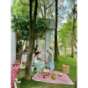 Thảm dã ngoại, đi biển, picnic ngoài trời dày dặn vibe Hàn Quốc kích thước 100*150cm 5
