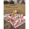 Thảm dã ngoại, đi biển, picnic ngoài trời dày dặn vibe Hàn Quốc kích thước 100*150cm 7