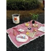 Thảm dã ngoại, đi biển, picnic ngoài trời dày dặn vibe Hàn Quốc kích thước 100*150cm 9