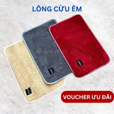Thảm Lau Chân Lông Len 40x60cm Chống Trơn Trượt Giá Rẻ 95k - Tặng 5 Tấm 3 Thảm Lau Chân Lông Len 40x60cm Chống Trơn Trượt Giá Rẻ 95k - Tặng 5 Tấm 3