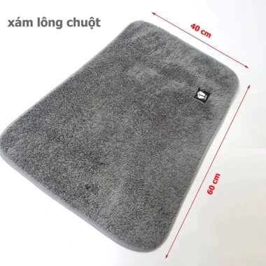 Thảm Lau Chân Lông Len 40x60cm Chống Trơn Trượt Giá Rẻ 95k - Tặng 5 Tấm 7 Thảm Lau Chân Lông Len 40x60cm Chống Trơn Trượt Giá Rẻ 95k - Tặng 5 Tấm 7