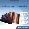 Thảm Len Lau Chân Kẻ Sọc Siêu Thấm Chống Trơn 40x60cm Cho Phòng Ngủ Tắm Khách Bếp Giá Rẻ