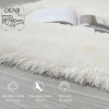 Thảm Lông Phòng Ngủ 1 Màu GENJI DECOR Cao Cấp - Giảm 36% Chỉ 57999đ 4