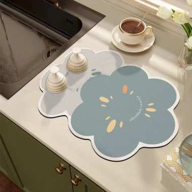 Thảm Lót Chén Dĩa Hoa Tulip - Thấm Hút Nhanh Khô, Giá Cực Sốc 45359đ 8 Thảm Lót Chén Dĩa Hoa Tulip - Thấm Hút Nhanh Khô, Giá Cực Sốc 45359đ 8