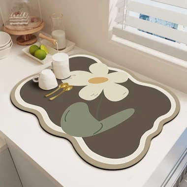 Thảm Lót Chén Dĩa Hoa Tulip - Thấm Hút Nhanh Khô, Giá Cực Sốc 45359đ 15 Thảm Lót Chén Dĩa Hoa Tulip - Thấm Hút Nhanh Khô, Giá Cực Sốc 45359đ 15