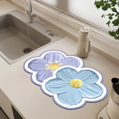 Thảm Lót Chén Dĩa Hoa Tulip - Thấm Hút Nhanh Khô, Giá Cực Sốc 45359đ 24 Thảm Lót Chén Dĩa Hoa Tulip - Thấm Hút Nhanh Khô, Giá Cực Sốc 45359đ 24