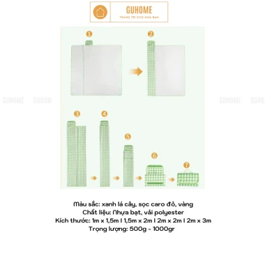 Thảm Picnic Dã Ngoại Chống Thấm Gấp Gọn Cắm Trại Du Lịch Caro Họa Tiết Giá Rẻ 42k 3