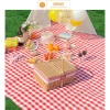 Thảm Picnic Dã Ngoại Chống Thấm Gấp Gọn Cắm Trại Du Lịch Caro Họa Tiết Giá Rẻ 42k 12