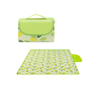Thảm Picnic Dã Ngoại Chống Thấm Gấp Gọn Cắm Trại Du Lịch Caro Họa Tiết Giá Rẻ 42k 14