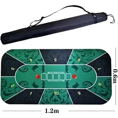 Thảm Poker Cao Su Mặt Vải Nỉ 1.2x0.6m TEXAS - Giảm 23% Chỉ 58.000đ 2