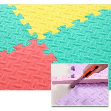 Thảm Xốp Ghép lót sàn KT 30x30x1cm tấm trải sàn cho bé vân gỗ gấp gọn xpe giá rẻ 7
