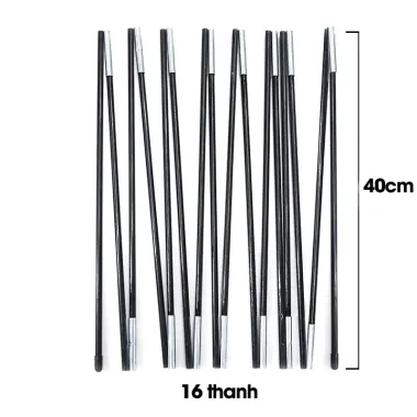 Thanh Chống Lều Carbon 16 Đoạn - Khung Lều Trại Vòm Lưới Trồng Rau Giá Chỉ 99k! 8