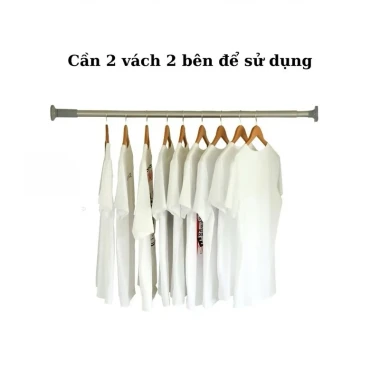 Thanh treo rèm cửa không cần khoan - Cây treo đồ tiện lợi giá 98k TMFABRIC 3