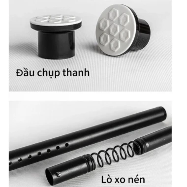 Thanh treo rèm cửa không cần khoan - Cây treo đồ tiện lợi giá 98k TMFABRIC 4