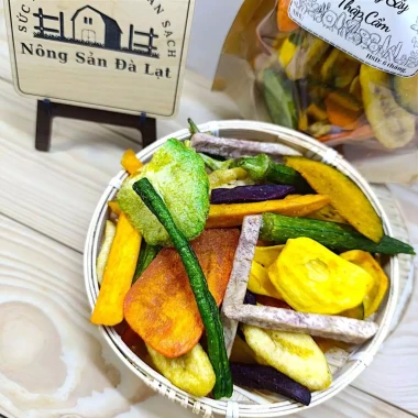 Thập Cẩm Sấy Đà Lạt 1KG - Snack Trái Cây, Rau Củ Sấy Giảm Giá 85k 5 Thập Cẩm Sấy Đà Lạt 1KG - Snack Trái Cây, Rau Củ Sấy Giảm Giá 85k 5