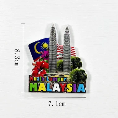 Tháp Đôi Nam Châm Tủ Lạnh 3D Malaysia Giropo Dán Trang Trí Giảm 20% Còn 92219đ 4