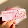 Thẻ Voucher Giấy 50 Thẻ, Size 145x60mm, Giảm Giá Còn 15.000đ - Mua Ngay 3