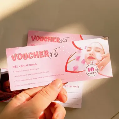 Thẻ Voucher Giấy 50 Thẻ, Size 145x60mm, Giảm Giá Còn 15.000đ - Mua Ngay 3