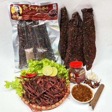 Thịt Trâu Gác Bếp Lan Nùng Chuẩn Dân Tộc - Sốt Chẩm Chéo, Giảm 21% chỉ 130k 3 Thịt Trâu Gác Bếp Lan Nùng Chuẩn Dân Tộc - Sốt Chẩm Chéo, Giảm 21% chỉ 130k 3