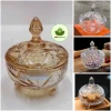 Thố thủy tinh 350ml đựng mứt Tết, bánh kẹo, hoa quả, cốc nến - Giá 35.000