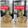 Thố thủy tinh 350ml đựng mứt Tết, bánh kẹo, hoa quả, cốc nến - Giá 35.000 2