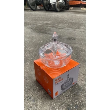 Thố thủy tinh 350ml đựng mứt Tết, bánh kẹo, hoa quả, cốc nến - Giá 35.000