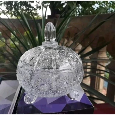 Thố thủy tinh 350ml đựng mứt Tết, bánh kẹo, hoa quả, cốc nến - Giá 35.000