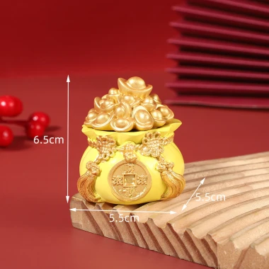 Thỏi Vàng May Mắn – Quà Tặng Phong Thủy kèm 100 Vàng Mini, 119.295/97.783