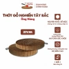 Thớt Gia Đình gỗ Nghiến Tây Bắc Ông Hùng Tròn dùng Gia Đình Để Mộc Không Mùn Không Tâm Kháng Khuẩn An Toàn Sức Khỏe 2