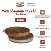Thớt Gia Đình gỗ Nghiến Tây Bắc Ông Hùng Tròn dùng Gia Đình Để Mộc Không Mùn Không Tâm Kháng Khuẩn An Toàn Sức Khỏe 4