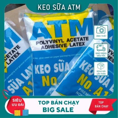 Thùng 10 Túi Keo Sữa MTM và ATM Latex 135 - Dán gỗ xốp giấy bám chắc giá 536.000 4 Thùng 10 Túi Keo Sữa MTM và ATM Latex 135 - Dán gỗ xốp giấy bám chắc giá 536.000 4