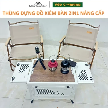 Thùng Đựng Đồ 50L Kèm Bàn - Ldeal Cho Camping, Đầu Giường & Pha Cà Phê - Giảm 450.000 còn 355.000 7 Thùng Đựng Đồ 50L Kèm Bàn - Ldeal Cho Camping, Đầu Giường & Pha Cà Phê - Giảm 450.000 còn 355.000 7
