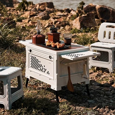 Thùng Đựng Đồ 50L Kèm Bàn - Ldeal Cho Camping, Đầu Giường & Pha Cà Phê - Giảm 450.000 còn 355.000 8 Thùng Đựng Đồ 50L Kèm Bàn - Ldeal Cho Camping, Đầu Giường & Pha Cà Phê - Giảm 450.000 còn 355.000 8