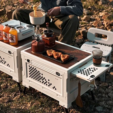 Thùng Đựng Đồ 50L Kèm Bàn - Ldeal Cho Camping, Đầu Giường & Pha Cà Phê - Giảm 450.000 còn 355.000 9 Thùng Đựng Đồ 50L Kèm Bàn - Ldeal Cho Camping, Đầu Giường & Pha Cà Phê - Giảm 450.000 còn 355.000 9
