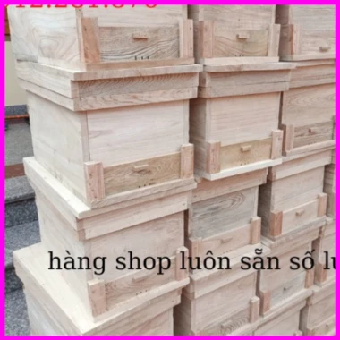 Thùng Gỗ Nuôi Ong Mật chuẩn Loại 1 kích thước cầu 42 - Giá ưu đãi 40,000