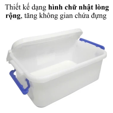 Thùng nhựa Việt Nhật 10L-30L có nắp khóa, đựng đồ chơi, quần áo giá rẻ 52207đ 7