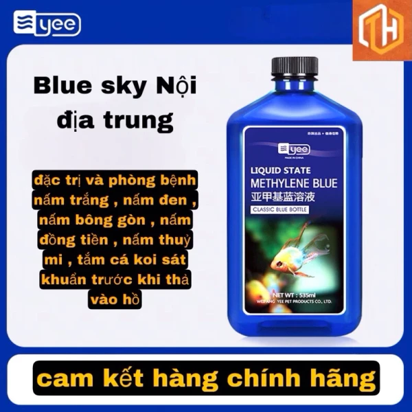 Hình ảnh sản phẩm Thuốc Xanh Methylen Blue Trị Bệnh Cá Cảnh, Nấm Ký Sinh Trùng - Giá Tốt 35000đ