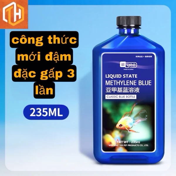 Hình ảnh sản phẩm Thuốc Xanh Methylen Blue Trị Bệnh Cá Cảnh, Nấm Ký Sinh Trùng - Giá Tốt 35000đ