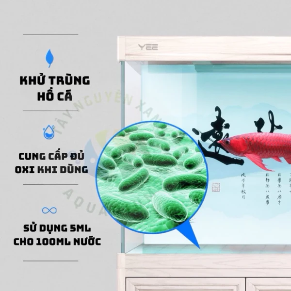 Hình ảnh sản phẩm Thuốc Xanh Methylen Blue Trị Bệnh Cá Cảnh, Nấm Ký Sinh Trùng - Giá Tốt 35000đ