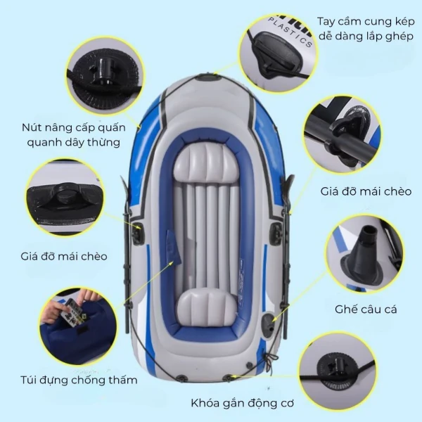 Cách chọn thuyền hơi câu cá cao cấp cho 2‑3 người: các tiêu chí quan trọng