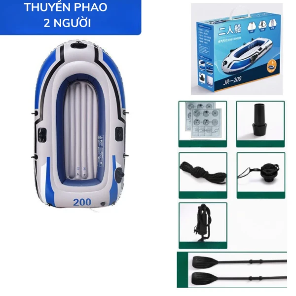 Hình ảnh sản phẩm Thuyền Hơi Câu Cá Cao Cấp Cho 2-3 Người KAW Giảm Giá Cực Sốc Chỉ Còn 949k!