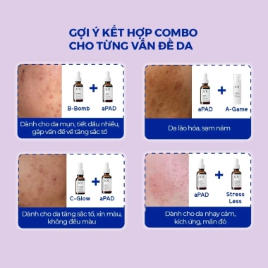 Tinh chất aPAD 20% Azelaic Acid 30ml - Mờ thâm, dưỡng sáng, kiểm soát dầu - 419k 4