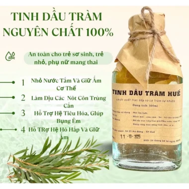 Tinh Dầu Tràm Huế An Đông Cho Bé Sơ Sinh 100ml Giá Tốt Chỉ 151k - An Toàn Nguyên Chất 3 Tinh Dầu Tràm Huế An Đông Cho Bé Sơ Sinh 100ml Giá Tốt Chỉ 151k - An Toàn Nguyên Chất 3