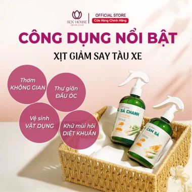 Tinh Dầu Xịt Thơm Khử Mùi Chống Say Tàu Xe VUATINHDAU - Nước Hoa Thơm Xe Hơi, Ô Tô Giảm Say 3 Tinh Dầu Xịt Thơm Khử Mùi Chống Say Tàu Xe VUATINHDAU - Nước Hoa Thơm Xe Hơi, Ô Tô Giảm Say 3