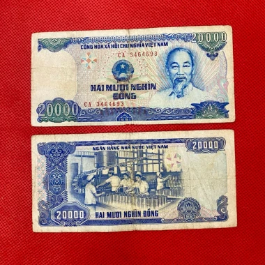 Tờ 20 ngàn xưa 1991 giá rẻ 49000đ - Sưu tầm tiền giấy cũ 5