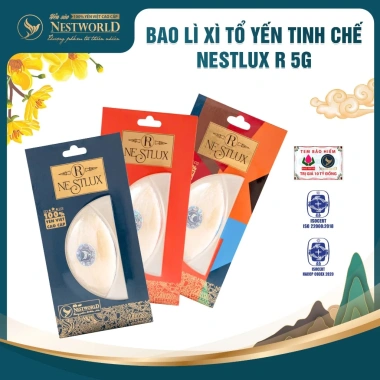 Tổ Yến Nestlux 5G Combo 2/3 - Bao lì xì, Giá 772.000đ - Tăng sức kháng, da đẹp